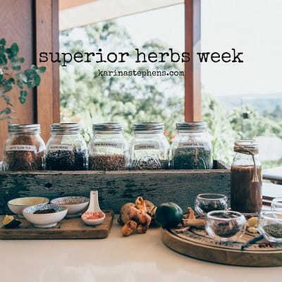 Kick start your stress defence shield with my #superiorherb WEEK!